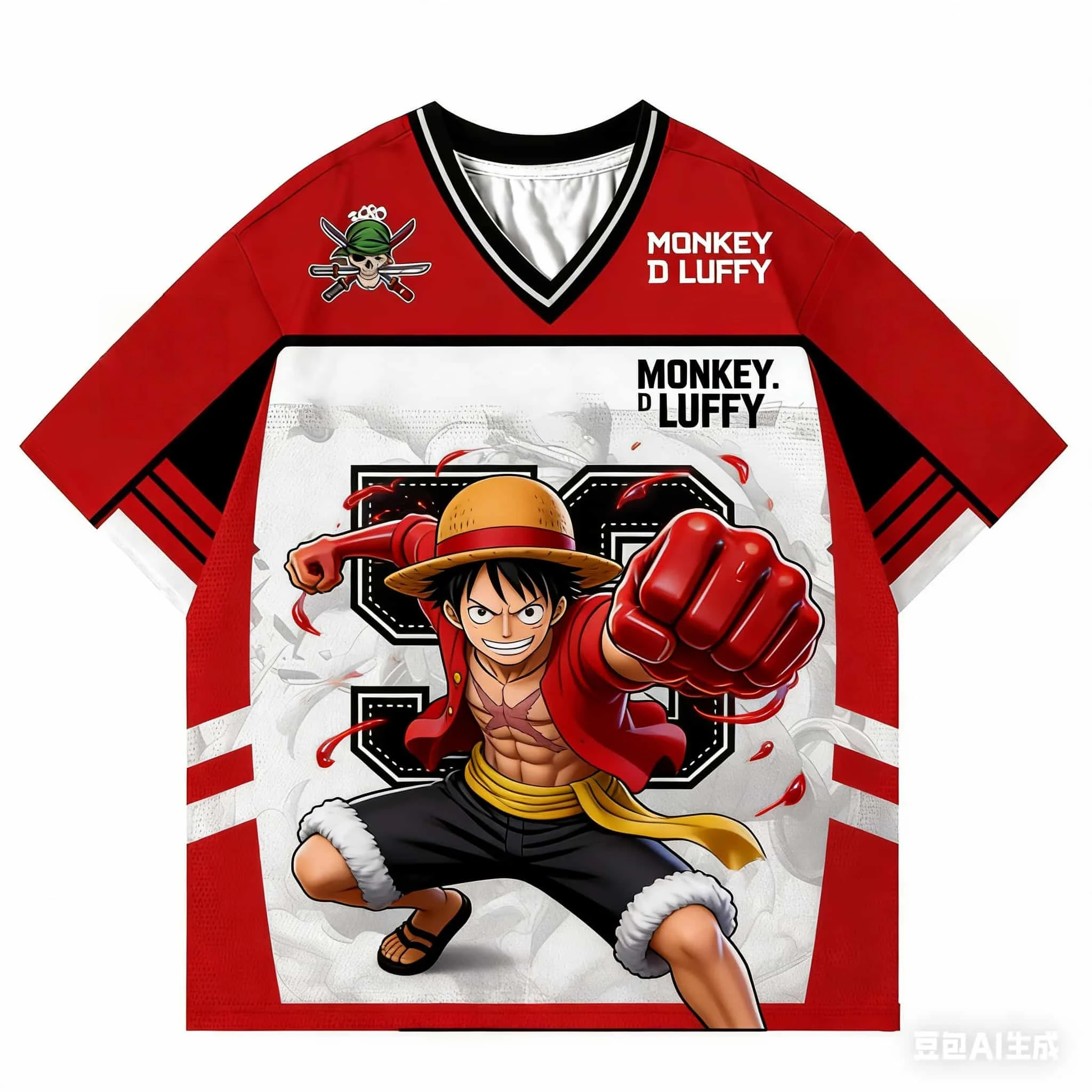 2026 Anime Baseball Harajuku Anime Style Casual Parent Child Short Sleeved Quick Drying T-shirt