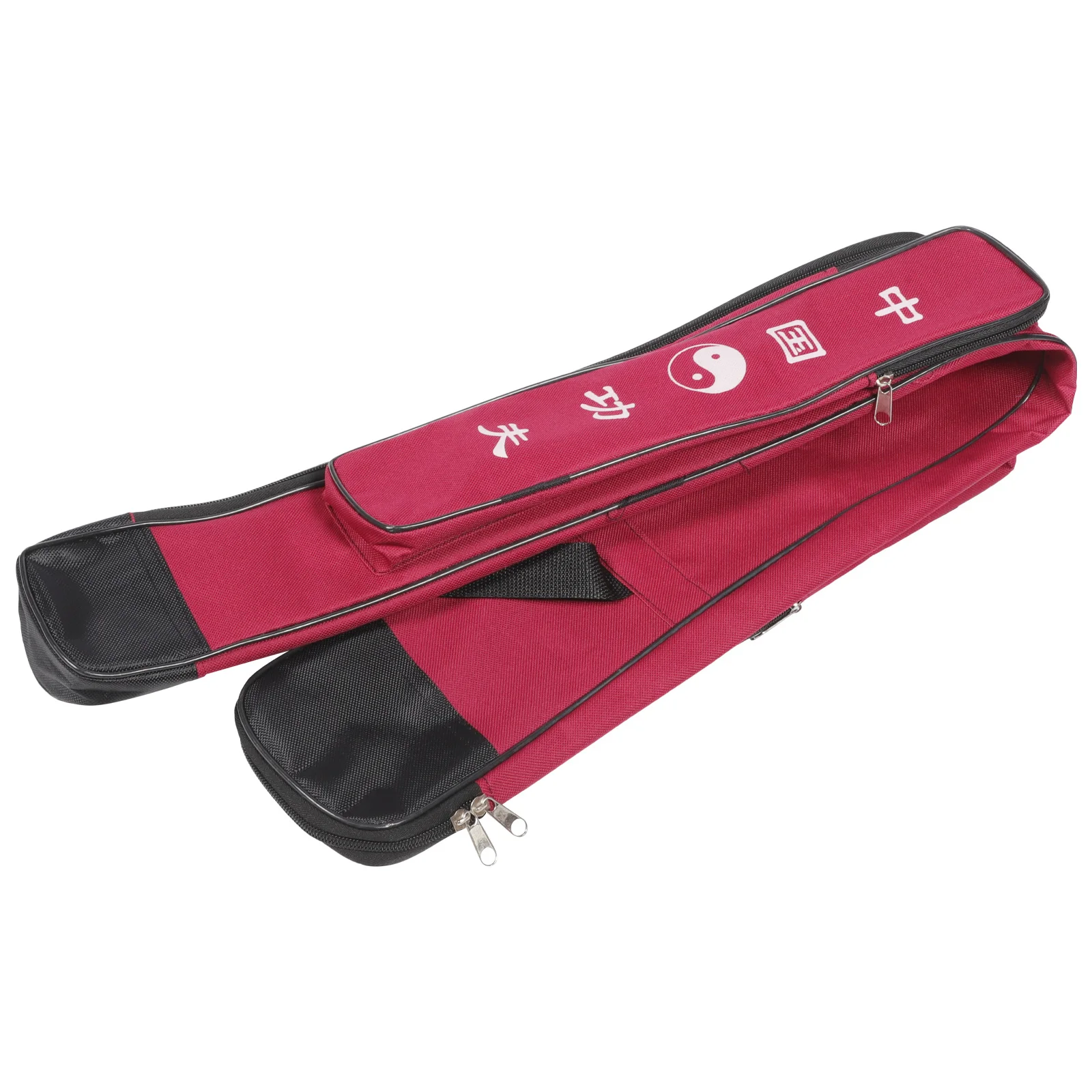 

1pc Canvas Sword Sleeve For Martial Arts Long Storage Bag Waterproof Durable Lightweight Breathable Red