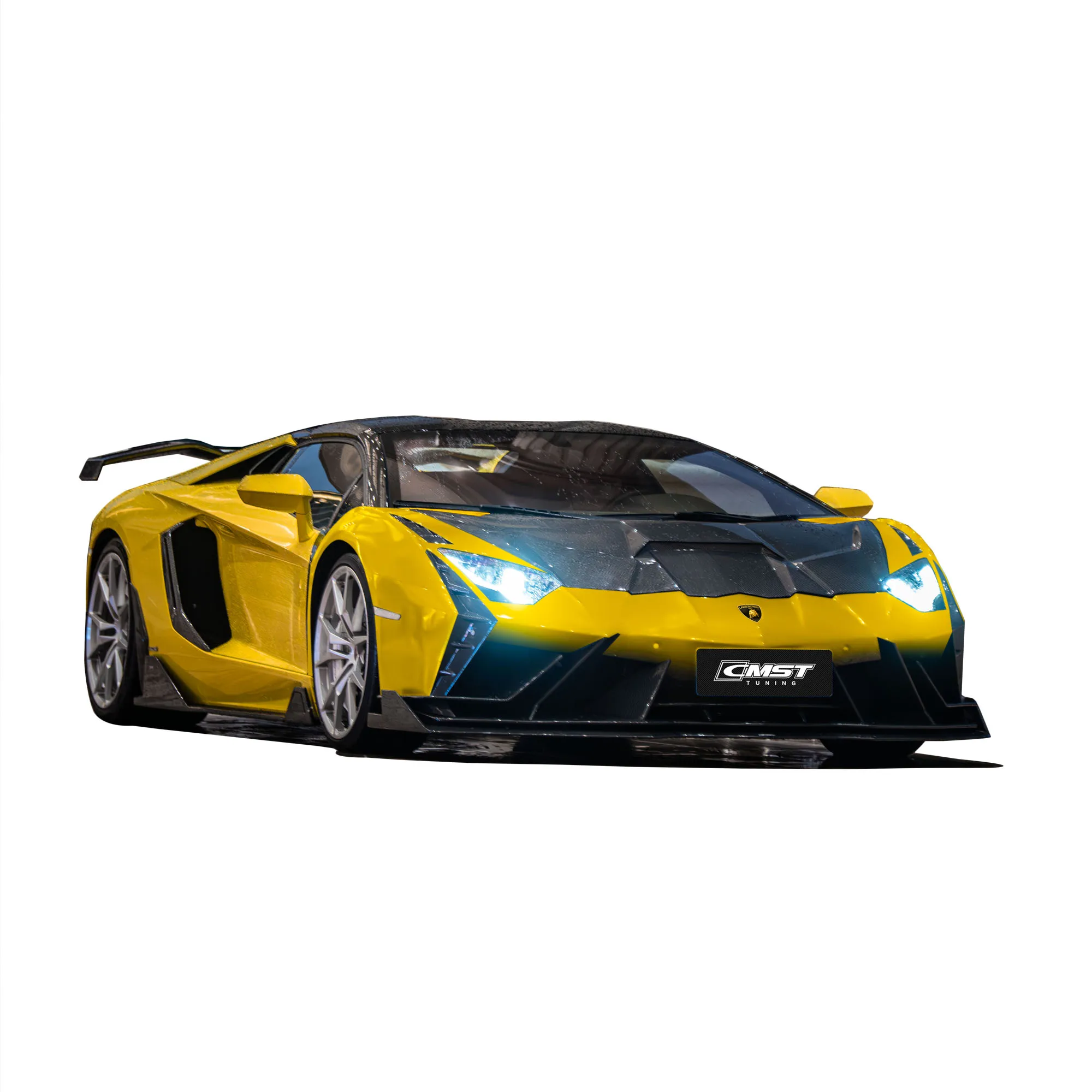 CMST Style Body Kit for Lamborghini Aventador LP700 Dry Carbon Front Bumper Rear Diffuser Side Skirt Fender Hood Rear Spoiler