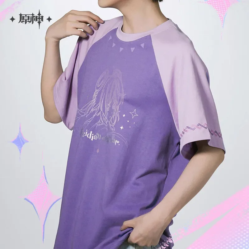 【正規品】miHoYo ゲーム シトライ Tシャツ 原神 シトライ Tシャツ レジャー ブラウス 服 トップ ポロシャツ コスプレ クリスマス ギフト