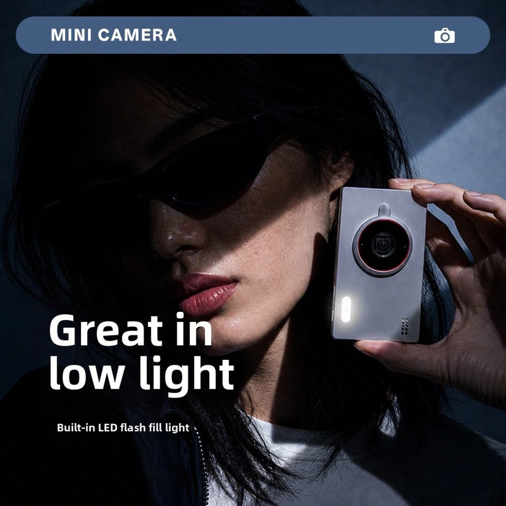 80MP Digital Camera With 4K Video 20 Filters LED For Flash For Ultra-Thin Portable CCD Selfie Camera For Vlog Photography