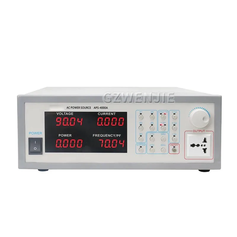 

AC Power Source Supply Variable Storage 1200VA Programmable Power Supply 0-300V AC stabilized single-phase 0-10A Output current