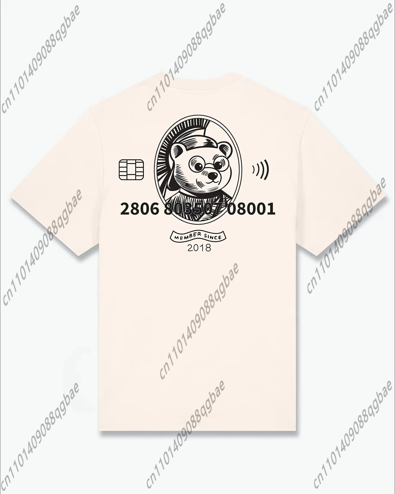 Baron Filou Holland camiseta de verano para hombre Bruin estampado clásico puro algodón Casual deporte cuello redondo manga corta Casual camiseta de calle