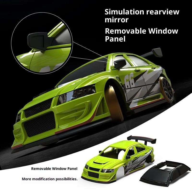 Children's Toy Car Gift TURBO RACING C66 Desktop 1:76 Mini Electric Remote Control Model Car C66 Simulation Drift Car