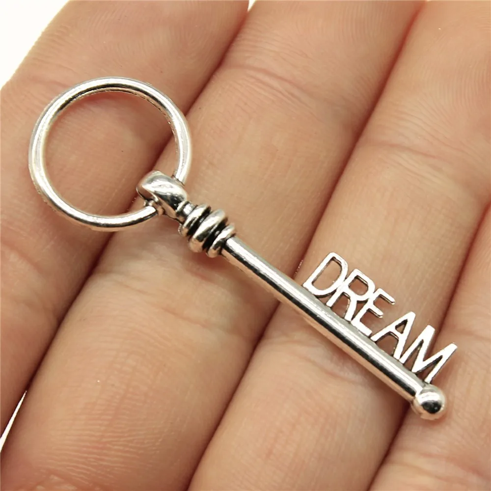 WYSIWYG 10pcs 51mm 2 Colors Antique Bronze Dream Key Pendant Key Pendant Charm Key Pendants For Jewelry Making