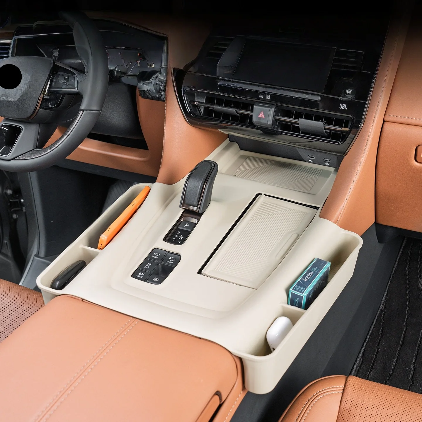 

Center Console Gear Shift Silicone Mat For Toyota Alphard / Vellfire 40 Series 2024-2026 Storage Tray Interior Accessories