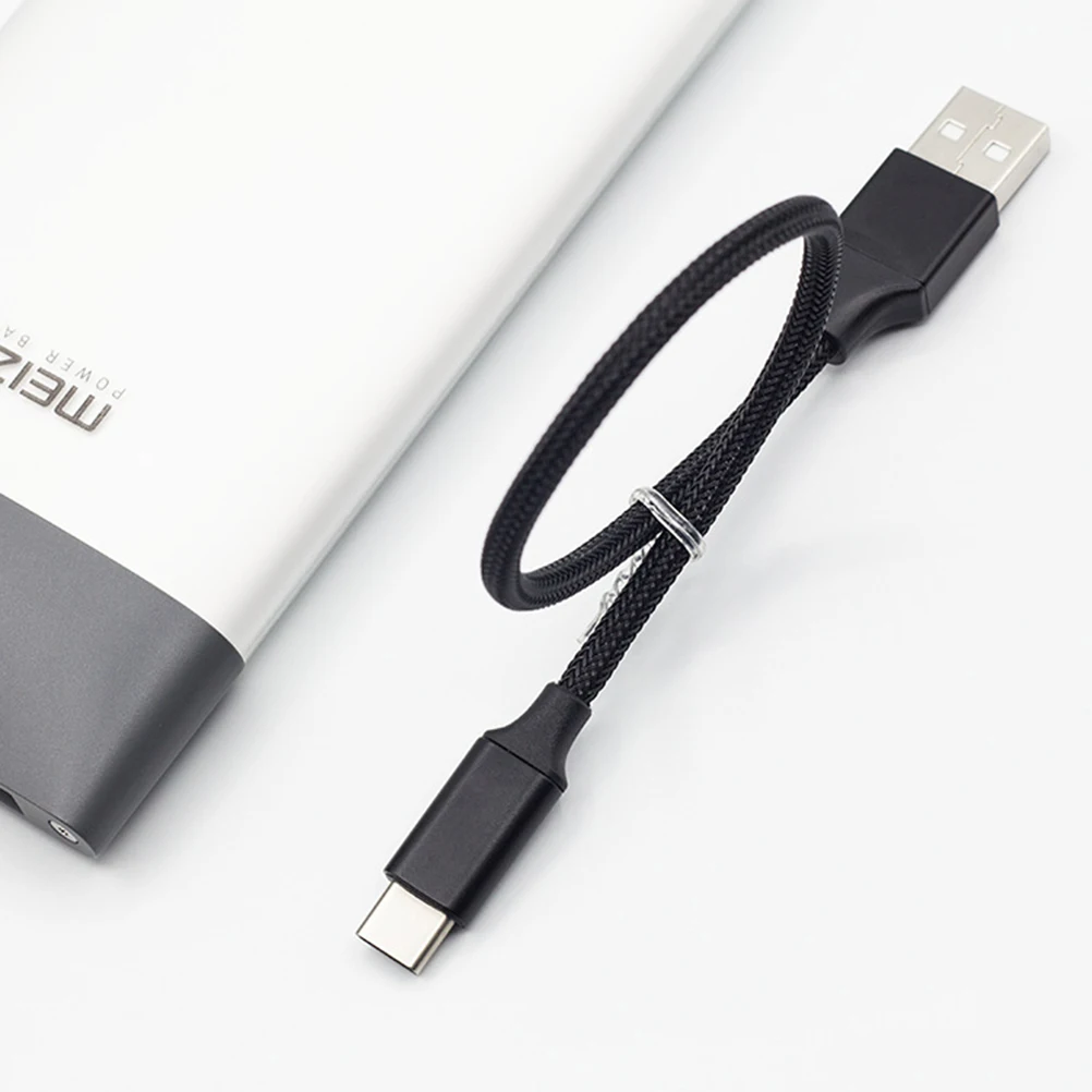 

5Pcs Type-C Charging Cable Nylon Braided 0.2m Fast Data Sync for Galaxy S9 S8 Note 8 P9 Pixel
