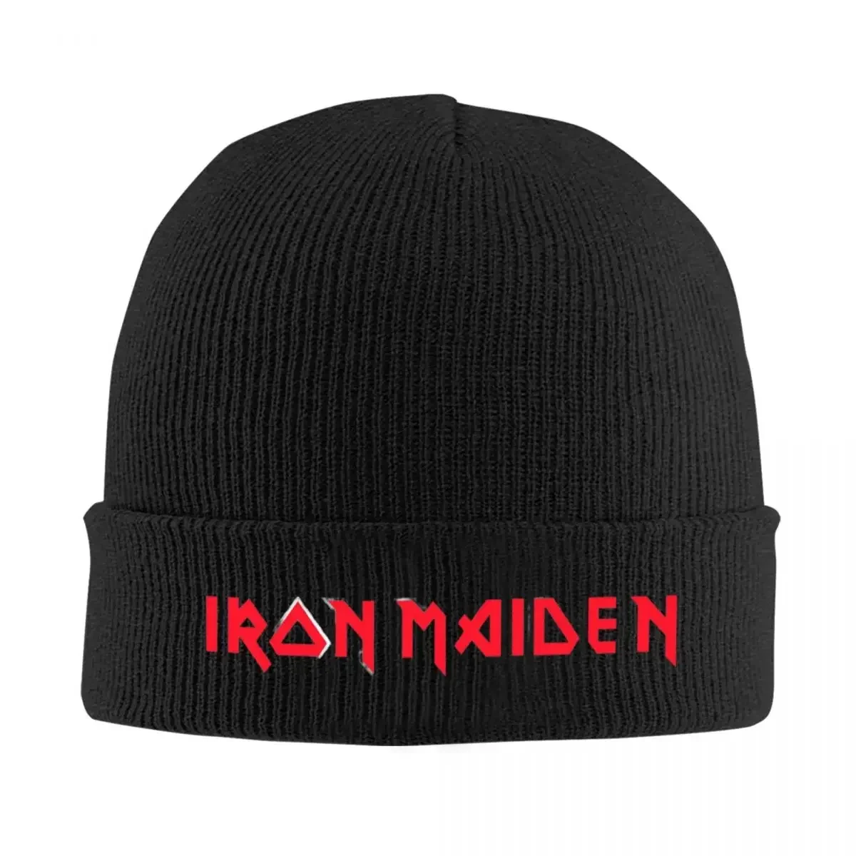 Iron Maidens Band Slouchy Beanie Knit Skull Cap For Women Men Winter Bonnet Knitting Hat