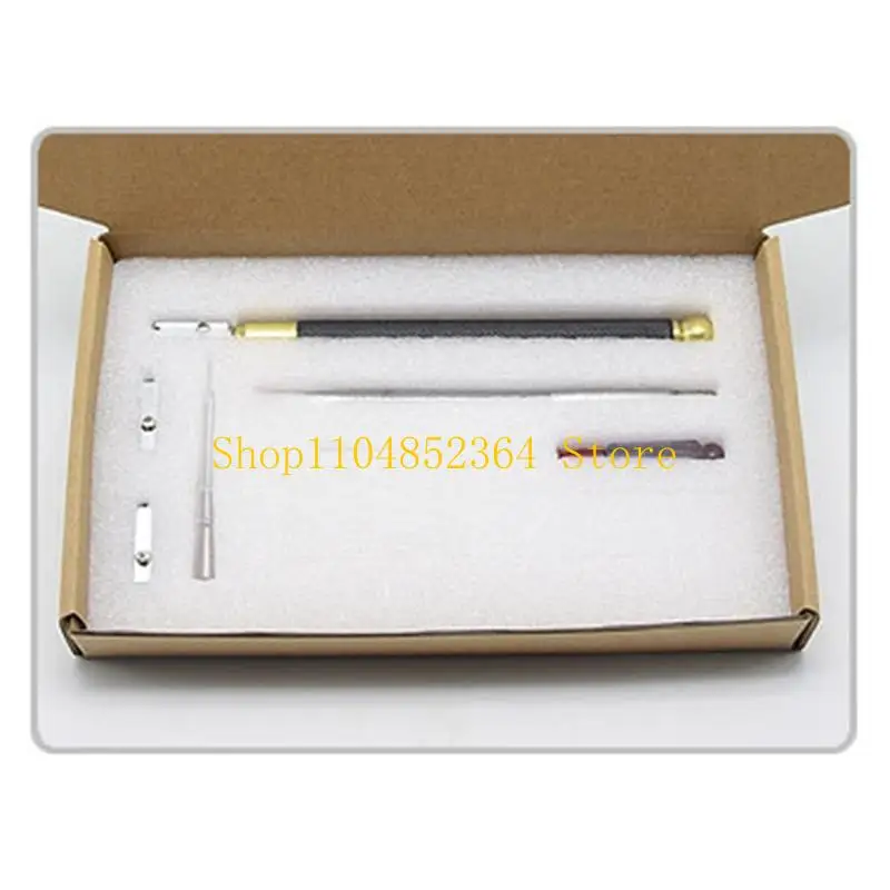 

652F Карандашный резак для стеклянной плитки с отверткой с лезвиями 2–20 мм, наконечник с подачей масла для