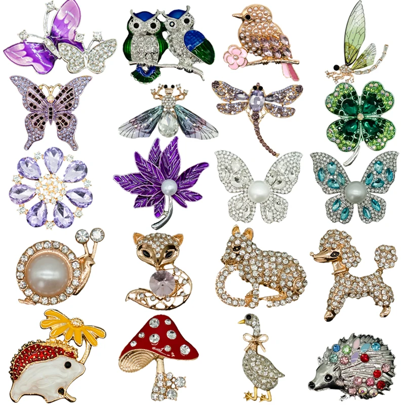 1 Stück Luxus Metall Designer Schuh Charms Vögel Schmetterling Schuh Dekorationen Zubehör Fuchs Igel Pins für Frauen Mädchen Bevorzugung Geschenk – Detail 7