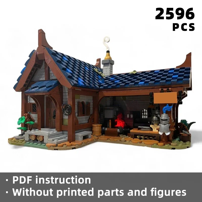 medieval tavern pack bricks tavern scene prop blocks downtown building store moc house architecture unique display klocki