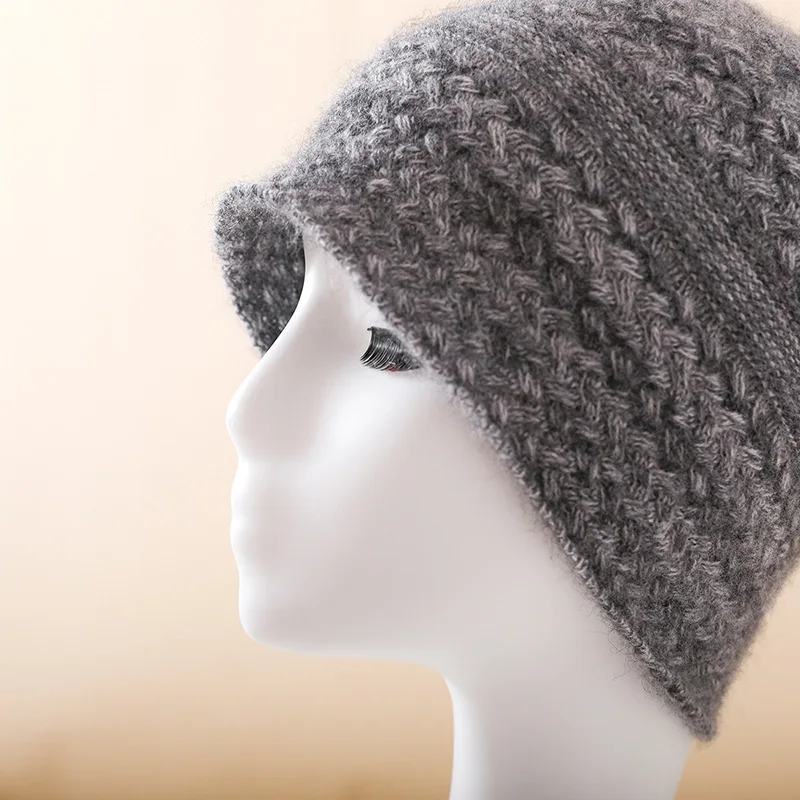 

Мужская и женская универсальная теплая вязаная шапка, новинка 2023 года, пуловер из 100% чистого кашемира, удобная шапка для отдыха на открытом воздухе
