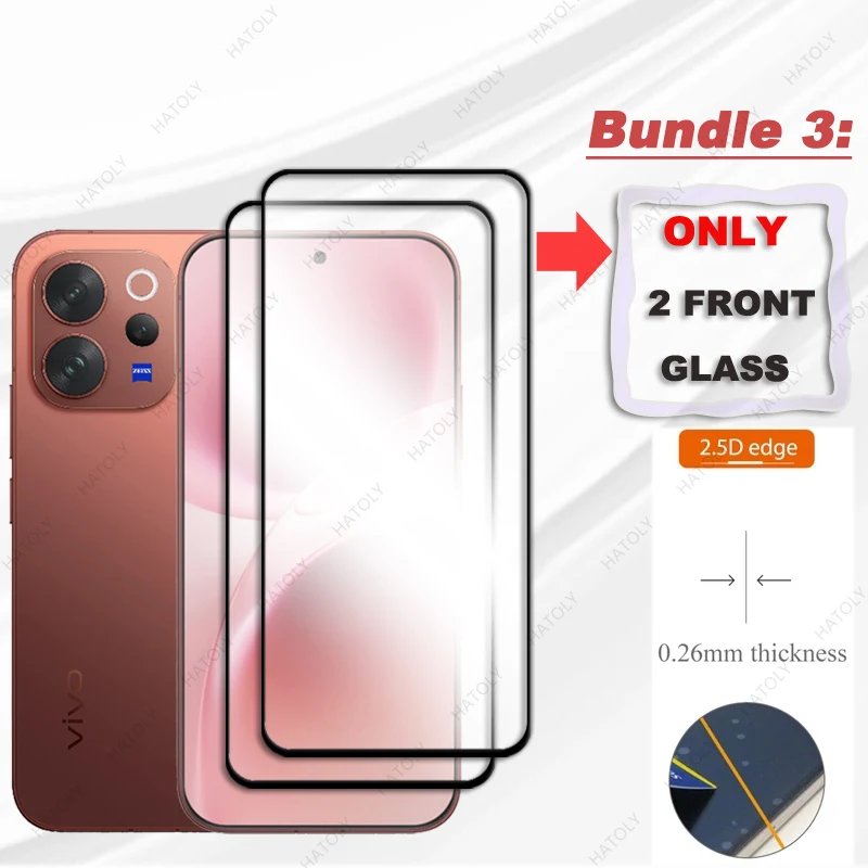 

Защитная пленка для vivo V70 Elite, защитная пленка для vivo V70 5G, защитная пленка для экрана с черным краем, защита для объектива камеры для vivo V70
