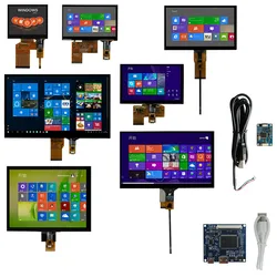 Monitor de pantalla LCD portátil multiusos, tablero de Control de controlador, digitalizadora pantalla táctil, 3,5/4,3/5/6, 5/7/8/9/10.1 pulgadas