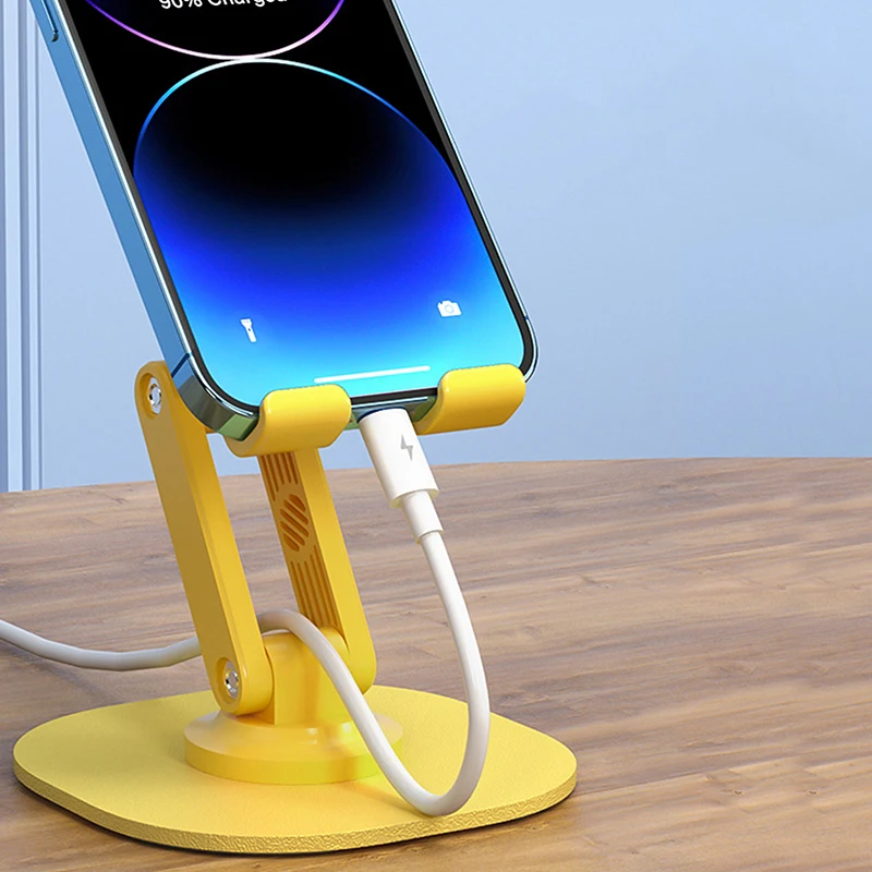 360° Rotating Mobile Phone Holder Foldable Desktop Mobile Phone Support Lazy Tablet Portable Mobile Phone Support Stand