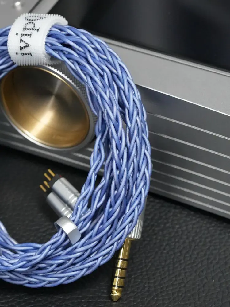 IvipQ-999 HIFI-Kopfhörer-Upgrade-Kabel mit 4,4-mm-/3,5-mm-Stecker, versenkter 0,78-2-Pin/N5005-Stecker für MOONDROP IEM-Kabel – Detail 2