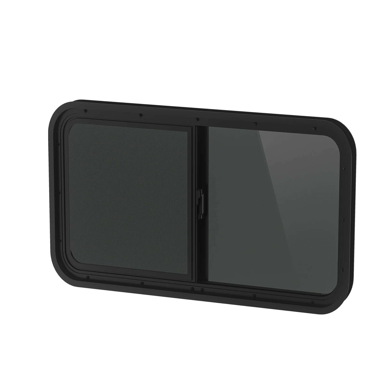 700×423mm Horizontal Sliding RV Window, Camper Trailer Side Window With Insect Screen For Caravan Motorhome Replacement