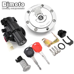 VFR 800 Fuel Gas Cap Ignition Switch Seat Lock with Key Kit For Honda 35010-MCW-A01 ST 1300 CB400 VTEC 2 3 4 2000-2010