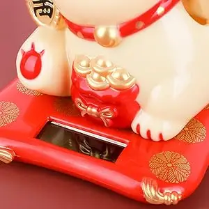 1 Stück Mini 2,9 Zoll Glückskatzen-Figur, Feng Shui Katzen-Dekoration für Zuhause und Auto, Eröffnungszeremonie-Ornament, Feiertagsgeschenk, Heimdekoration – Detail 4
