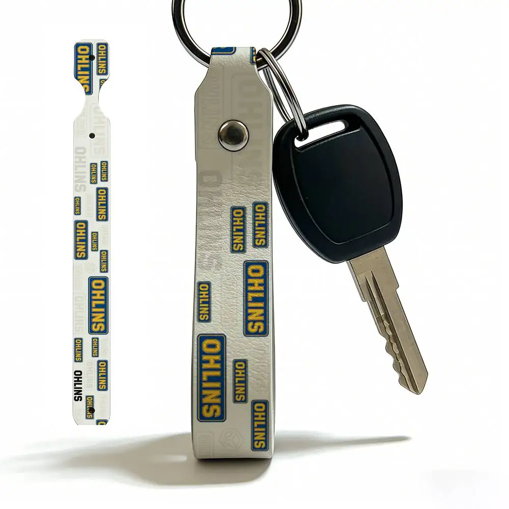 

Брелок для ключей OHLINS из мягкой искусственной кожи, легкий держатель для ключей для мотоциклов и скутеров