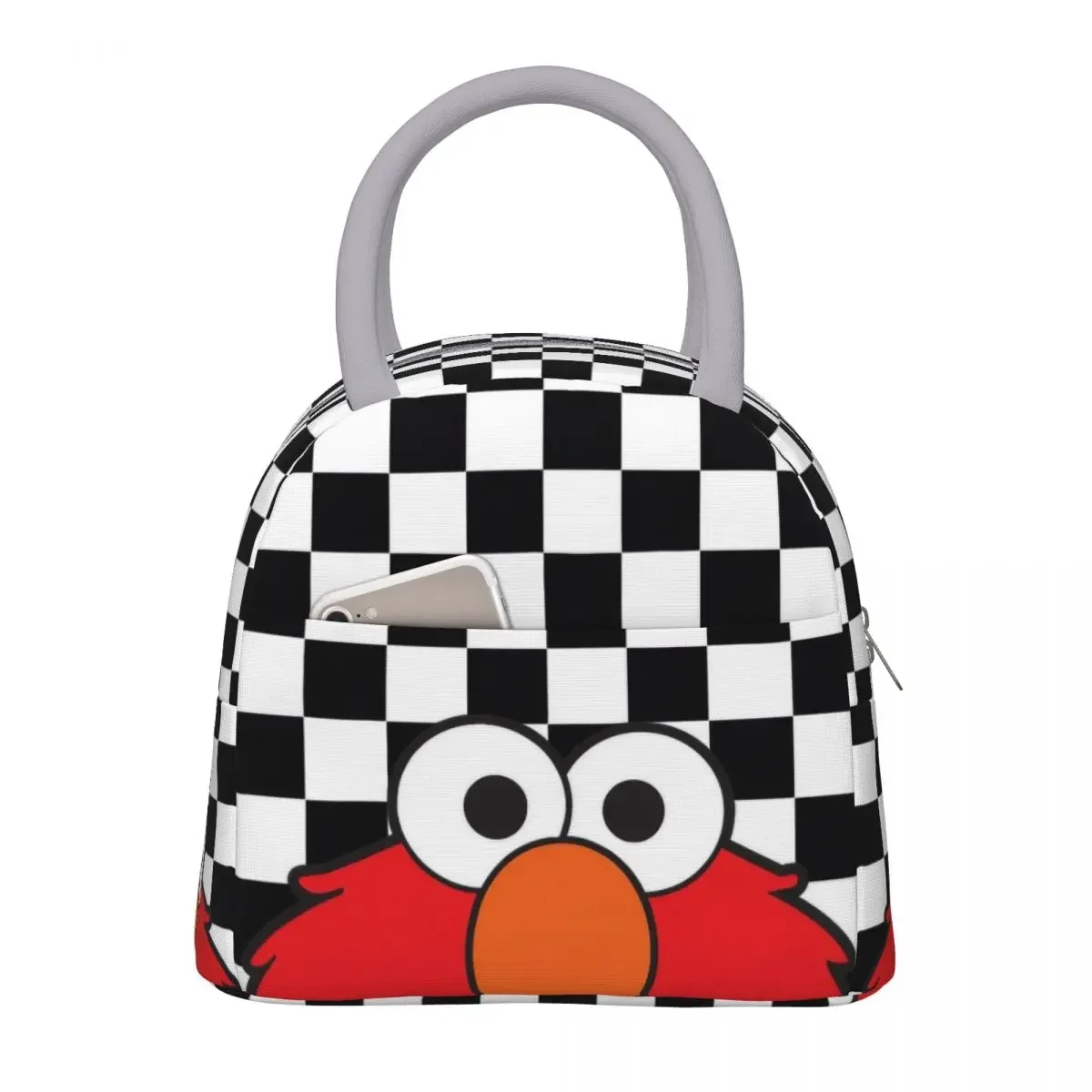 Cookies Monsters Elmo Insulated Lunch Bag High Capacity Lunch Container Thermal Bag Lunch Box Tote Work Food Storage Bags