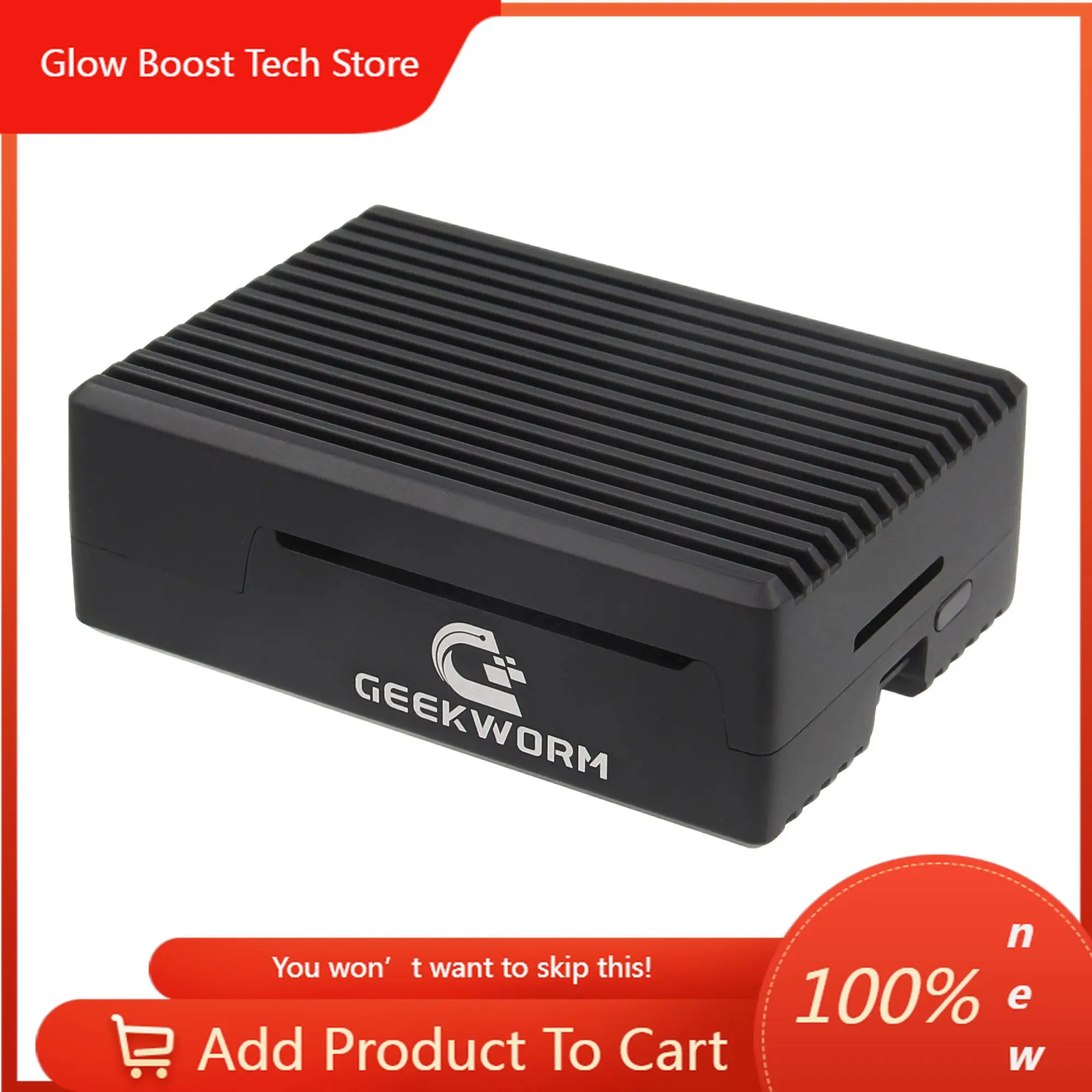 

NYRaspberry Pi 5 Case | Heavy-duty Aluminum Passive Cooling Case Shell Enclosure for Pi 5