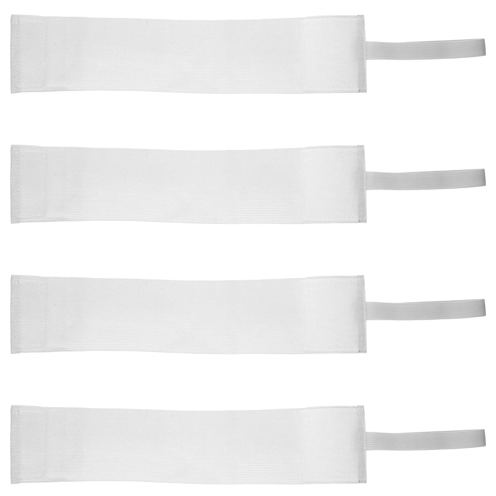 4Pcs Football Captain Armband Blank Adjustable Soccer Armband Elastic Sport Player Band Team Sports DIY Sleeve Band Stadium view 4
