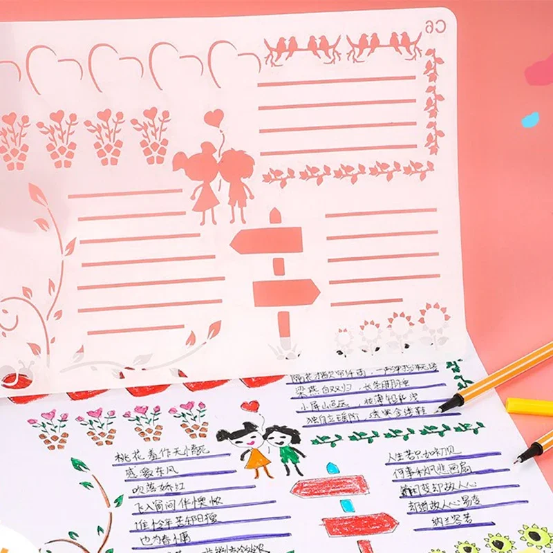 12 لون/مجموعة لتقوم بها بنفسك مجموعة أقلام معدنية أنيمي مانغا الخط فرشاة القلم الكتابة على الجدران الفن علامات لرسم اللوازم المدرسية المكتبية