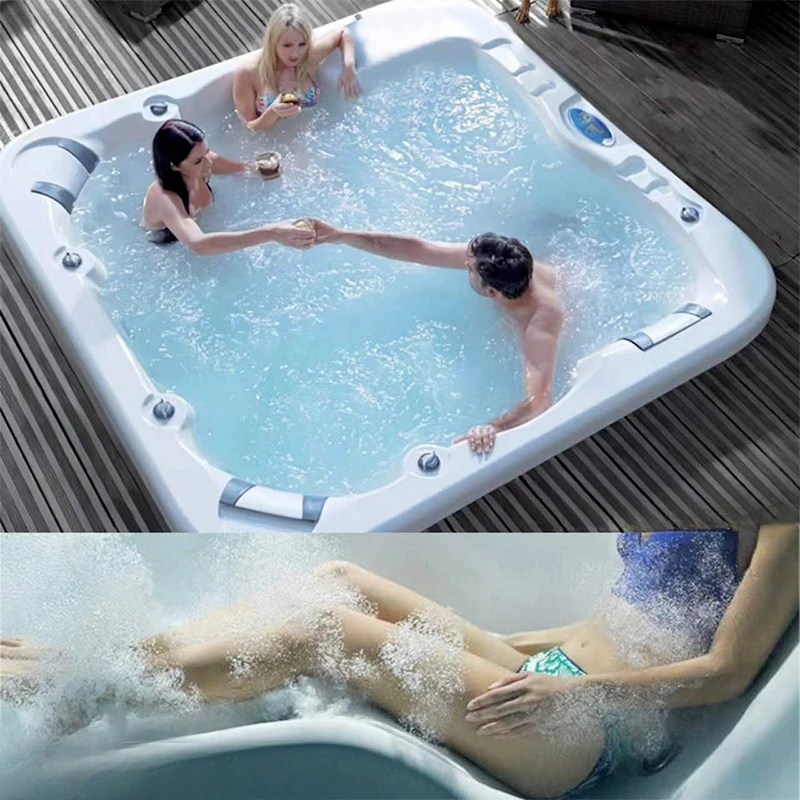 

Jacuzzi Smart Thermostatic Heated Outdoor Hot Spring Soak Pool Villa Large Bath Household