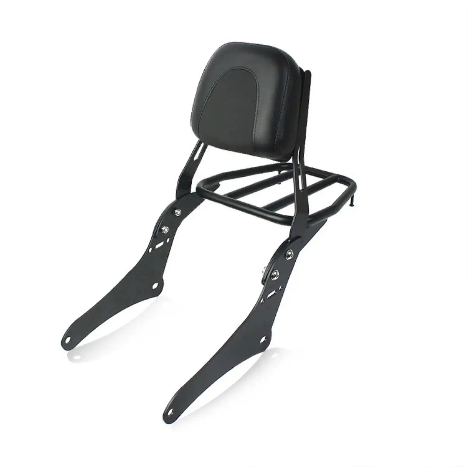 Motorcycle Sissy Bar Backrest with Luggage Rack Sturdy Detach Sissy Bar Backrest for Rebel cm300 cm500 Repairing Accessory