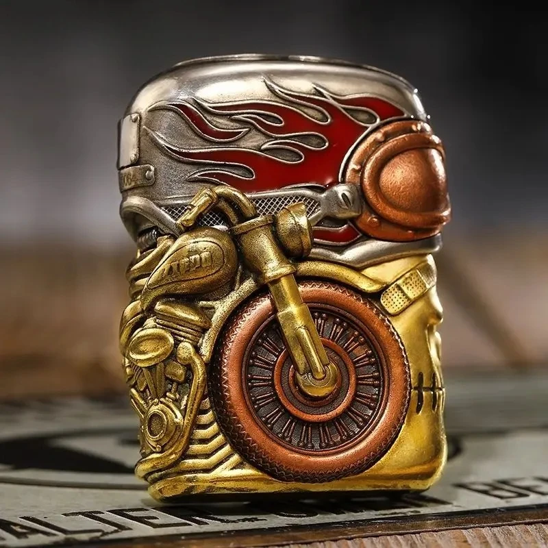 

NEW Night Light Fearless Knight Fuel Lighter, Classic Windproof Grinding Wheel Lighter, Cigarette Accessories, Men's Gift