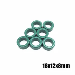 5pcs Ferrite Core Ring 18*12*8mm anti-interference 10K  Inductor Coil Green Ferrite Cores