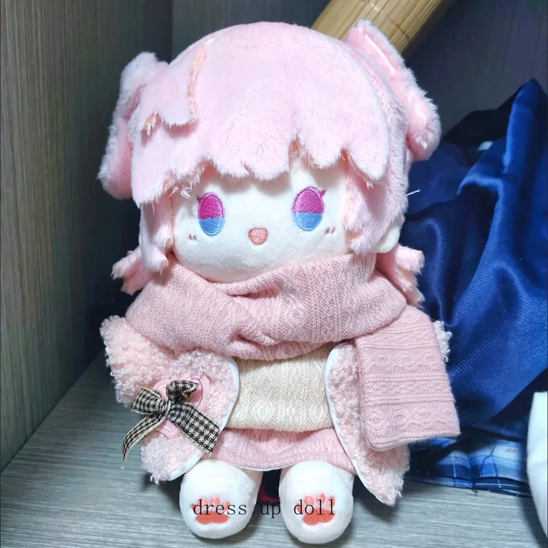 

20cm Honkai: Star Rail Sweet Cute March 7th Anime Plush Doll Body Dress Up Clothes Plushies Stuffed Toys Figures Gift Fans