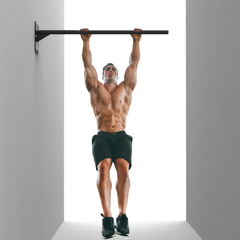 

E703A Quality Thickened Steel Pipe Wall Horizontal Bar Home Gym Pull Up Bar Wall Hanging Chin Up Bar Indoor Fitness Equipment