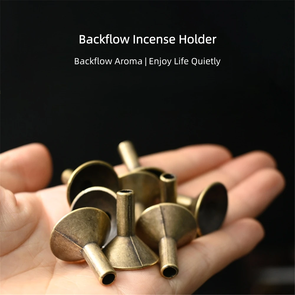 

Backflow Incense Base, Backflow Incense Stand, Backflow Incense Burner - Home Decoration Accessory, New Alloy Incense Holder