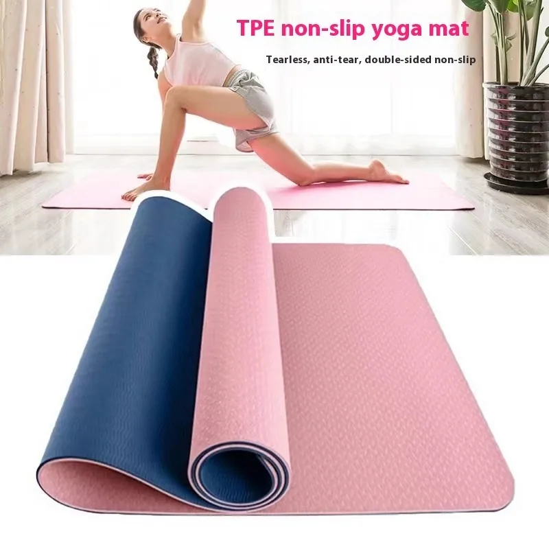 183*61cm Thick Yoga Mat Gym Anti-skid Sports Workout Mat  Pilates Gymnastics Mat Accessories Home Fitness Equipment Bodybuilding