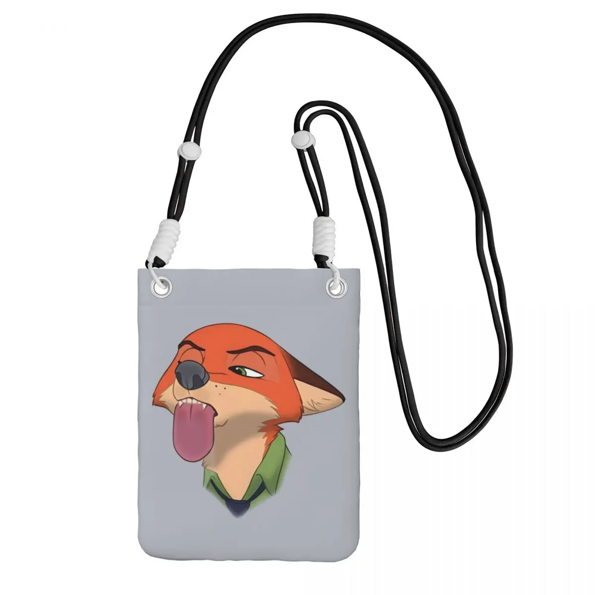 

Сумка для мобильного телефона Zootopia на заказ для женщин и мужчин, крутая сумка через плечо с героями мультфильмов, сумка через плечо, сумка для губной помады, мини-кошелек на плечо, кошелек