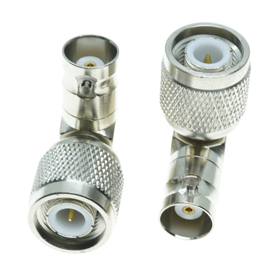 

1Pcs TNC Male Plug To BNC Female Jack Right Angle RF Connector Coax Adapter