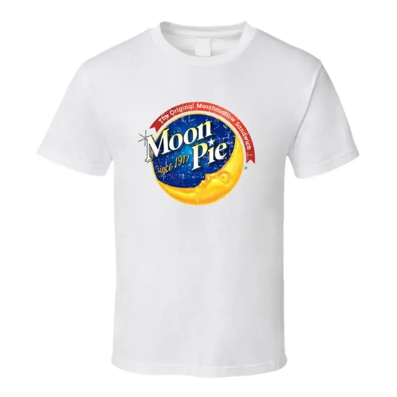 Moon Pie Cool Popular Food Drink Restaurant Brand Logo T Shirt