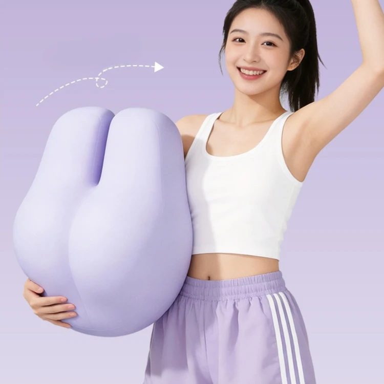 

Hip-shaped Pillow for Stomach Sleeping, 3D Foam Bolster Pillow, Creative Butt Cheeky Face Down Pillow Cushion for Couples