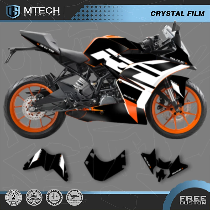 DSMTECH Motorcycle Graphics For KTM RC250 390 2014 2015 2016 Decals Stickers Kits 008