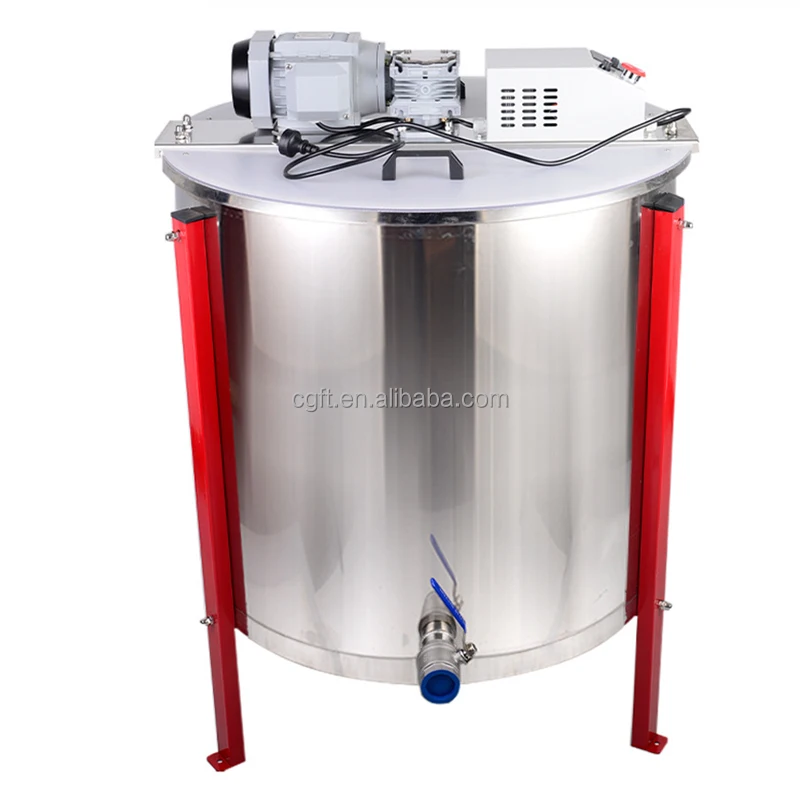 24 Frame Electric Stainless Steel Inner Frame Bee Extractor Honey Separator New 220V Automatic Farm Use Langstroth