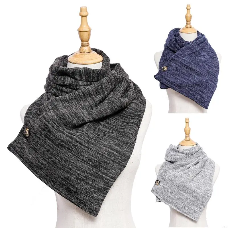 10CE Stylish Women's Scarf Soft and Warm Neckerchief Autumn Winter Thicken Scarves for Various Occasion