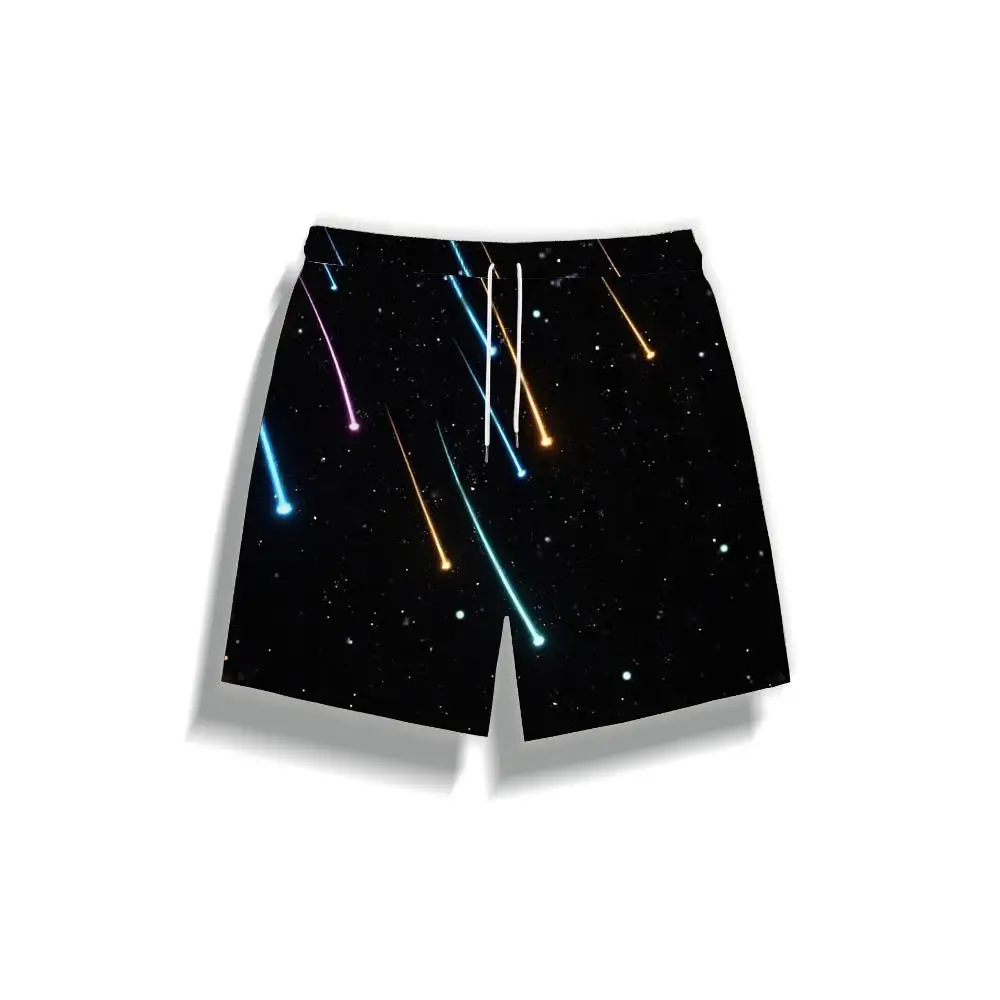 

1pcs Men's Short swim trunks2026 Summer 3D Printed Short sleeve Polyester running Quick drying Men's clothing Breathable