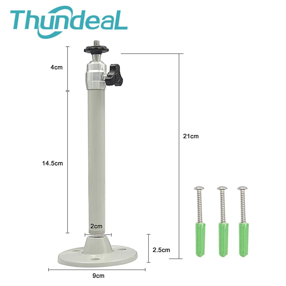 ThundeaL 21CM Projector Ceiling Wall Bracket Projector Hanger Holder Aluminum Alloy Mount Metal Bracket LCD DLP Projector Stand