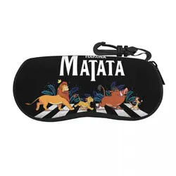 Custom Hakuna Matata Cartoon occhiali da sole custodia morbida Neoprene ZipperAnimal Film The Lion King Shell Eyeglass Case