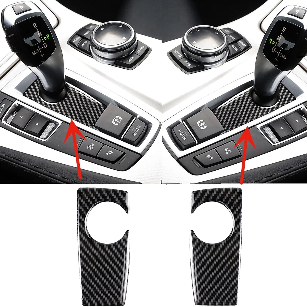 

Carbon Fiber Refit Car Gearshift Panel Frame Sticker Auto Gear Shift Panel Cover Decal For BMW F07 F10 F25 F26 5 Series GT X3 X4