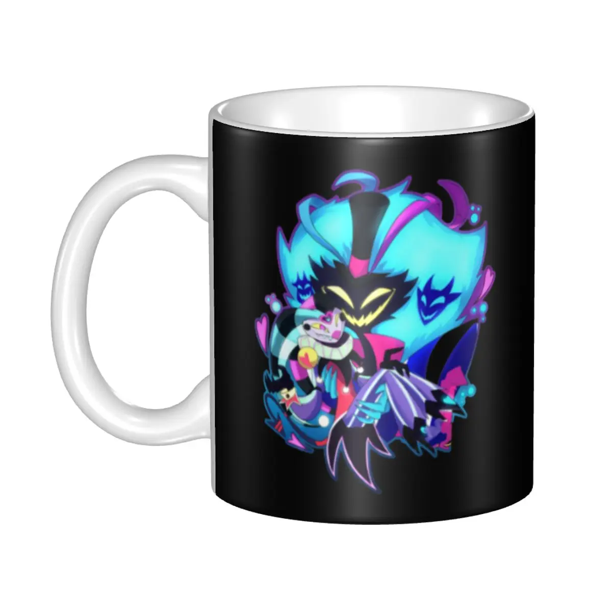 

Helluva Boss Humorous Cartoon Movie Coffee Mug DIY Customized Asmodeus Ceramic Tea Milk Mug