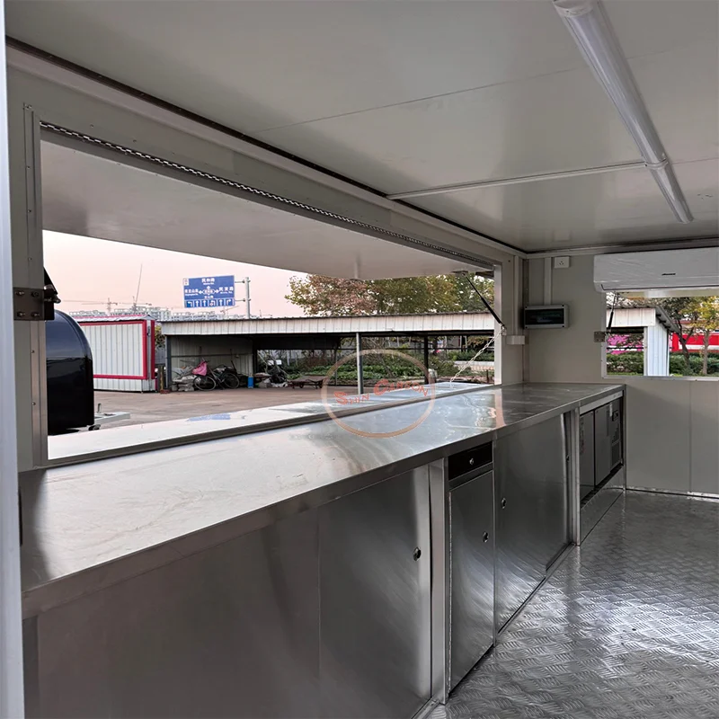 Towable Food Cart with Shelf a - огляд і ціна Commercial Kitchen Vendor