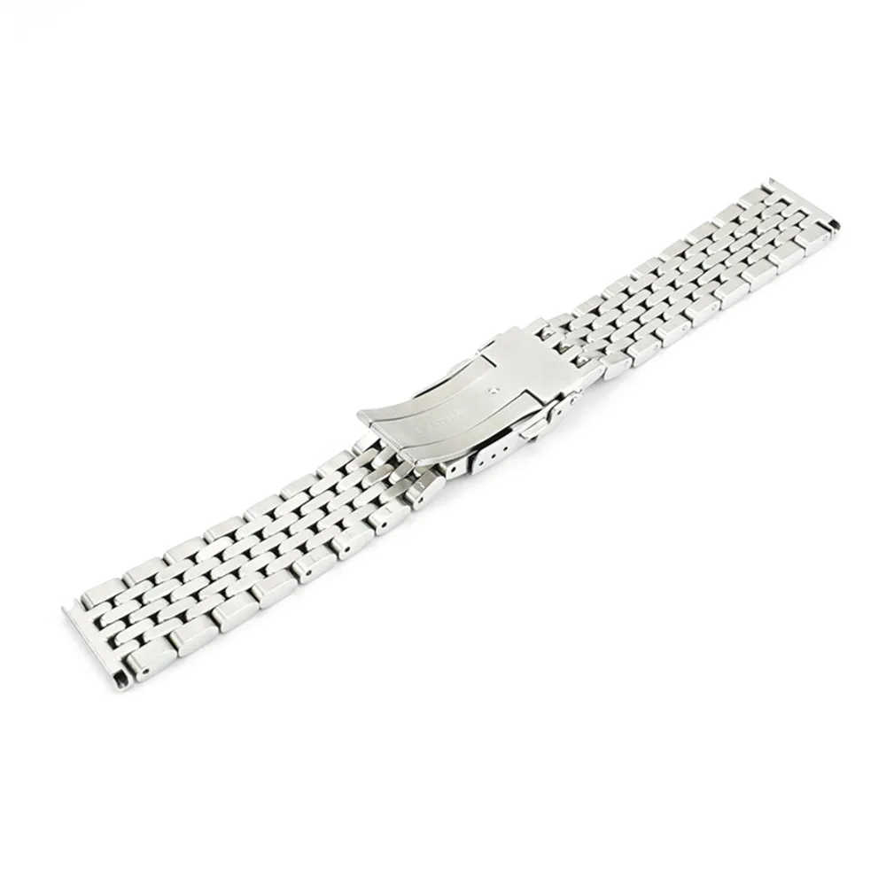 20MM 22MM 316LStainless Steel Bead Of Rice Universal Straight End Watch Bead Strap Bracelet For SKX ROX OMG Diving Watch